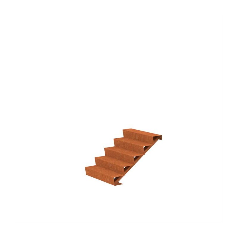 1000x1200x850 Лестницы из стали Corten ADCST5.1 (5 ступени лестничные)