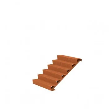 1250x1440x1020 CorTenstahl Treppe ADCST6.2 (6 Treppen)