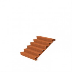 1500x1440x1020 Corten Steel Stairs ADCST6.3 (6 Stair steps)