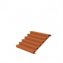 2000x1440x1020 Corten Steel Stairs ADCST6.4 (6 Stair steps)