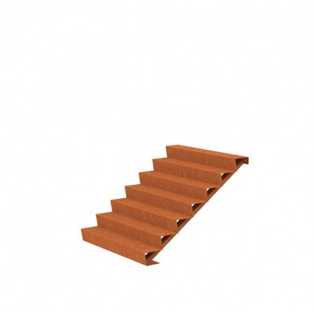 1500x1680x1190  Лестницы из стали Corten ADCST7.3 (7 ступени лестничные)