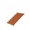 1500x1920x1360 Corten Steel Stairs ADCST8.3 (8 Stair steps)