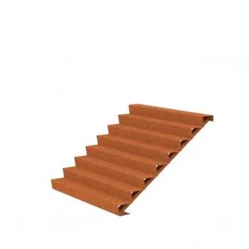 2000x1920x1360 Corten Steel Stairs ADCST8.4 (8 Stair steps)