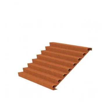 2500x1920x1360 CorTenstahl Treppe ADCST8.5 (8 Treppen)