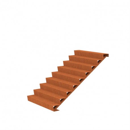 1500x2160x1530 Лестницы из стали Corten ADCST9.3 (9 ступени лестничные)