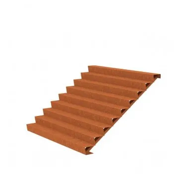 2500x2160x1530 CorTenstahl Treppe ADCST9.5 (9 Treppen)
