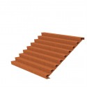 3000x2160x1530 CorTenstahl Treppe ADCST9.6 (9 Treppen)