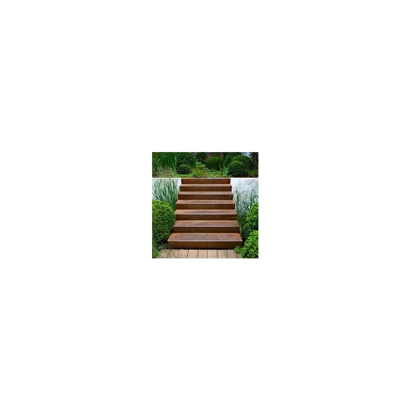 2000x2400x1700 Corten Steel Stairs ADCST10.4 (10 Stair steps)