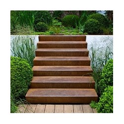 2500x2400x1700 Corten Steel Stairs ADCST10.5 (10 Stair steps)