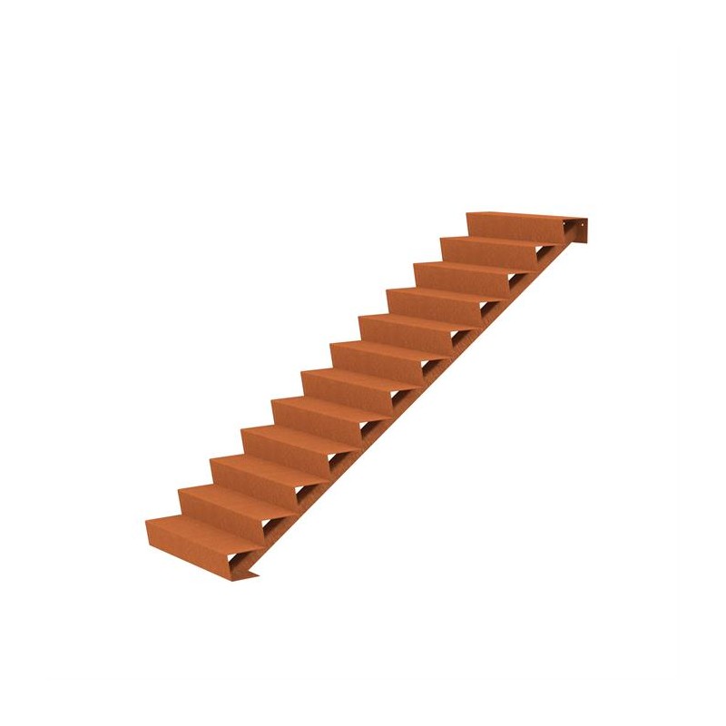 1000x2880x2040 Лестницы из стали Corten ADCST12.1 (12 ступени лестничные)