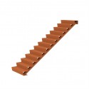 1000x3120x2210 CorTenstahl Treppe ADCST13.1 (13 Treppen)