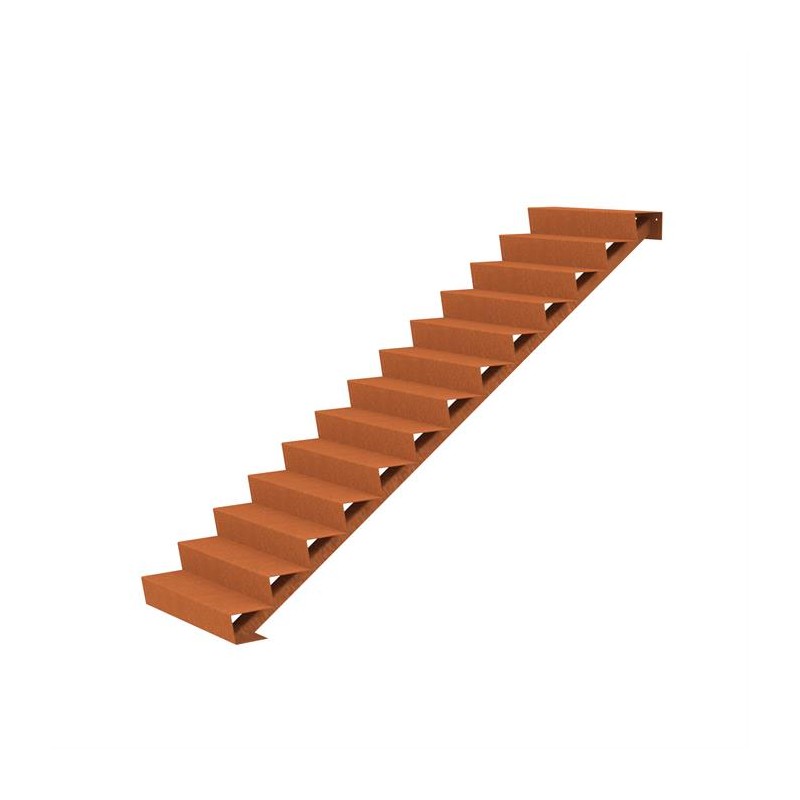 1000x3120x2210 Лестницы из стали Corten ADCST13.1 (13 ступени лестничные)