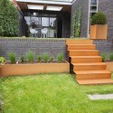 1000x3120x2210 Corten Steel Stairs ADCST13.1 (13 Stair steps)
