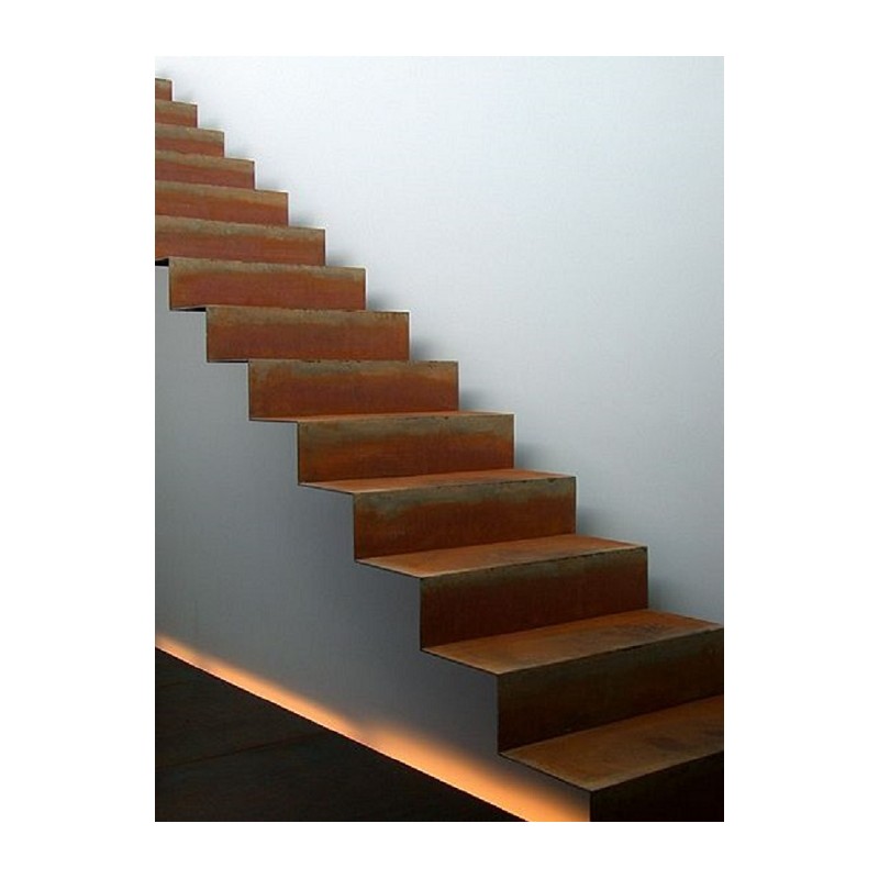 1250x4080x2890 Corten Steel Stairs ADCST17.2 (17 Stair steps)