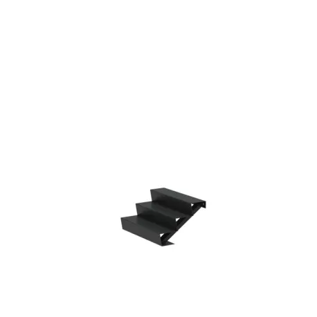 1000x720x510 Aluminum Stairs ADAST3.1 (3 Stair steps)