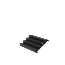 2000x960x680 Schody z Aluminium ADAST4.4 (4 Stopnie schodów)