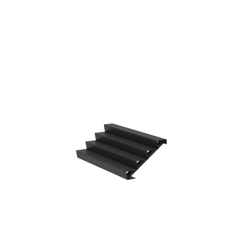 2000x960x680 Hliníkové schody ADAST4.4 (4 Schodišťových stupňů)