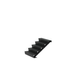 1000x1200x850 Hliníkové schody ADAST5.1 (5 Schodišťových stupňů)