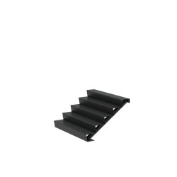 1500x1200x850 Schody z Aluminium ADAST5.3 (5 Stopni schodów)