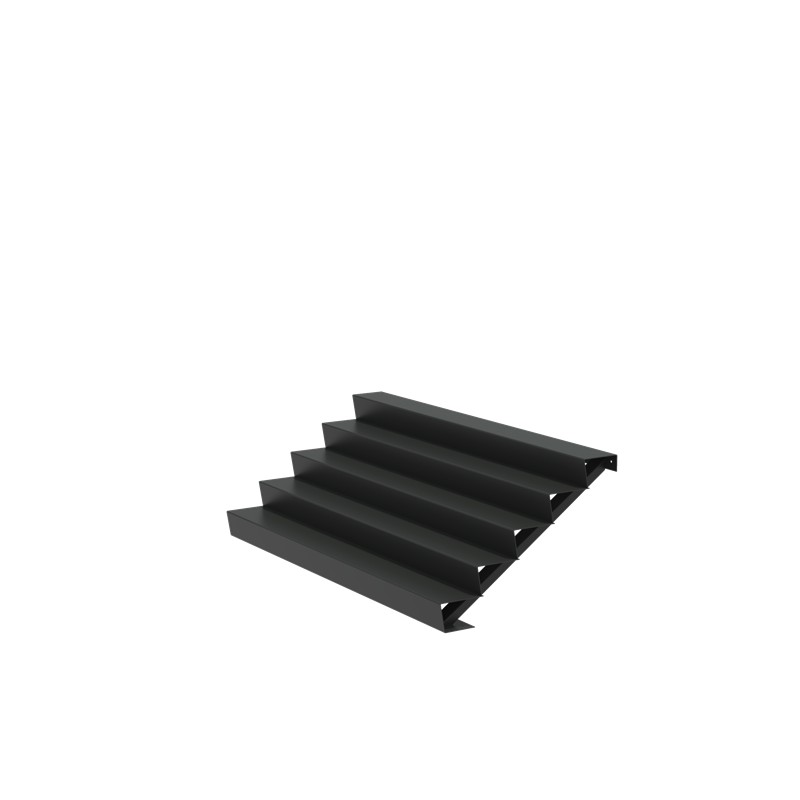 2500x1200x850 Aluminum Stairs ADAST5.5 (5 Stair steps)
