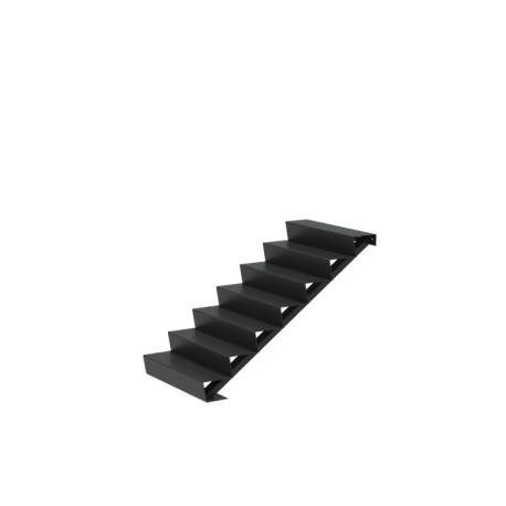 1000x1680x1190 Schody z Aluminium ADAST7.1 (7 Stopni schodów)