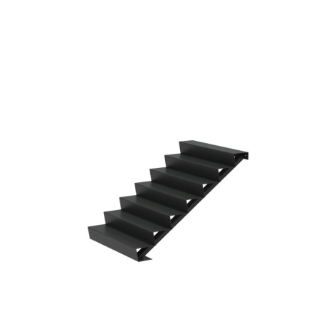 1250x1680x1190 Schody z Aluminium ADAST7.2 (7 Stopni schodów)