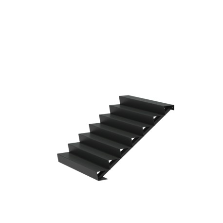 1500x1680x1190 Schody z Aluminium ADAST7.3 (7 Stopni schodów)
