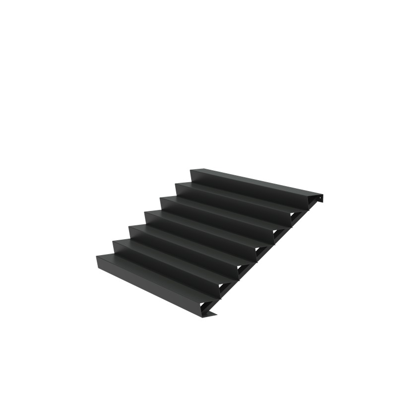 2500x1680x1190 Hliníkové schody ADAST7.5 (7 Schodišťových stupňů)