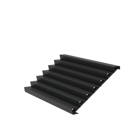 3000x1680x1190 Hliníkové schody ADAST7.6 (7 Schodišťových stupňů)