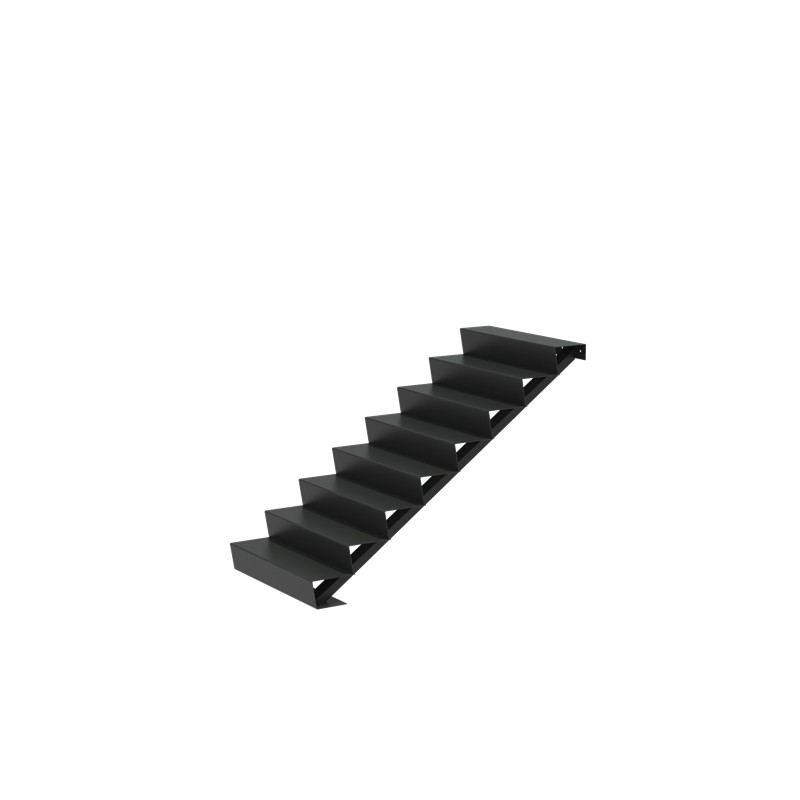 1000x1920x1360 Hliníkové schody ADAST8.1 (8 Schodišťových stupňů)