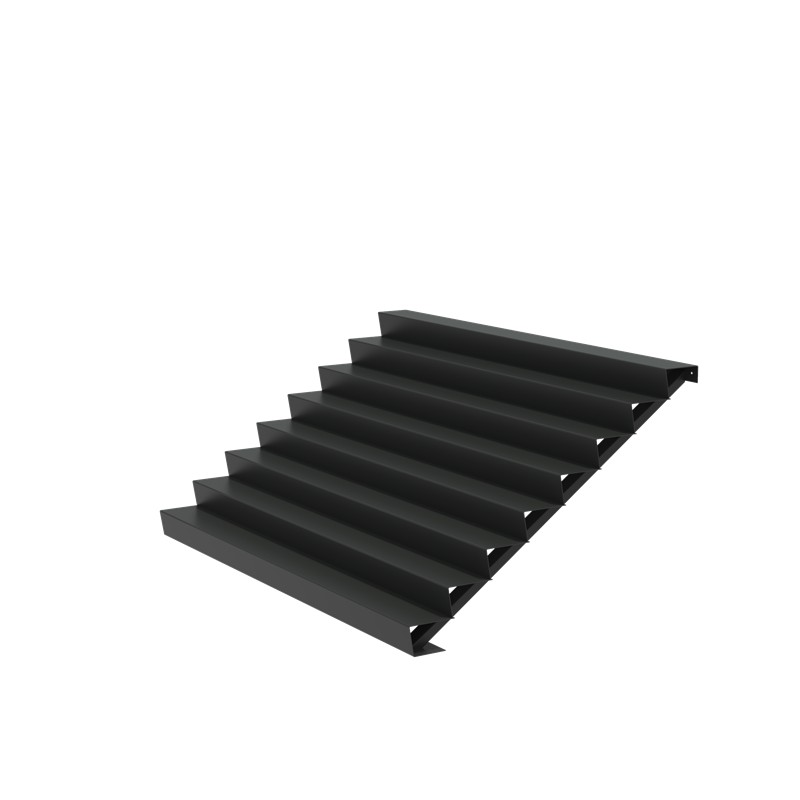 3000x1920x1360 Hliníkové schody ADAST8.6 (8 Schodišťových stupňů)