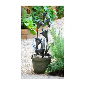 Fontanna kwiat zasilanie solarne. Nowość!!!