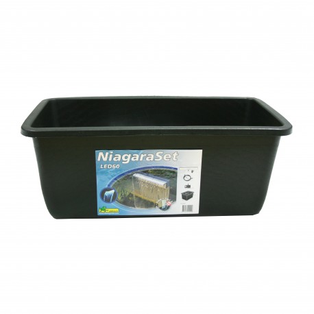 Niagara LED set 60cm incl. pump 3900l/h,container 65l, accessoires