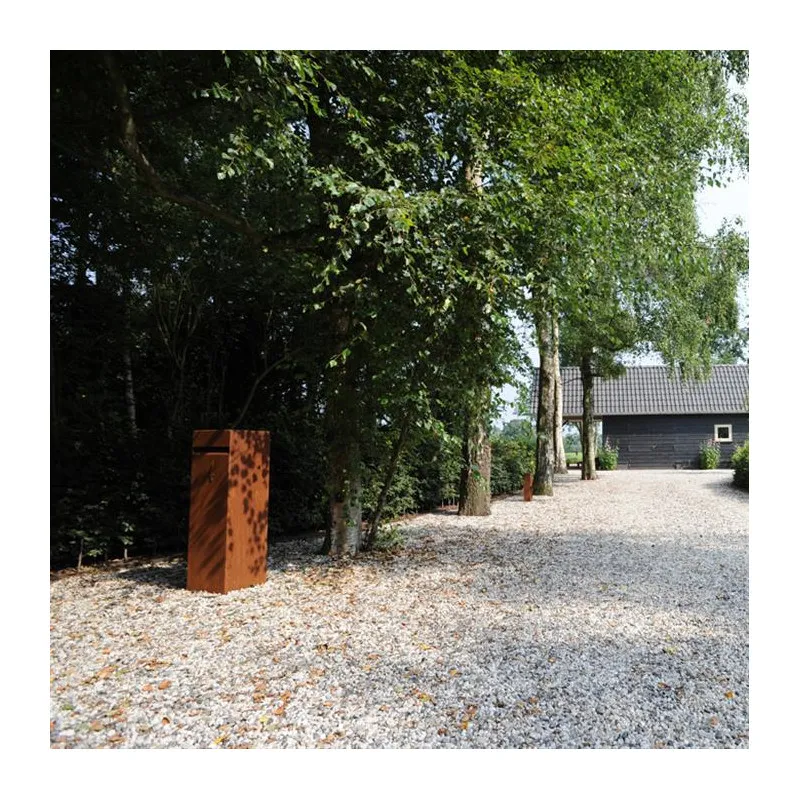 870x300x1250 Briefkasten aus Cortenstahl ADPPS1