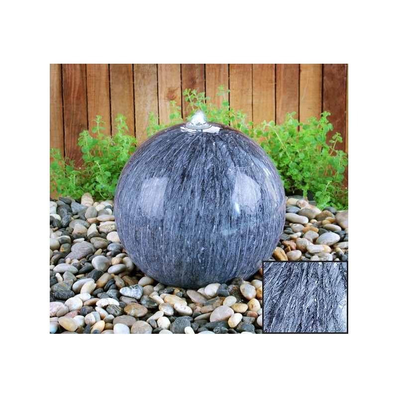 Fontanna,kaskada Marmurowa Kula LED, średn.50 cm