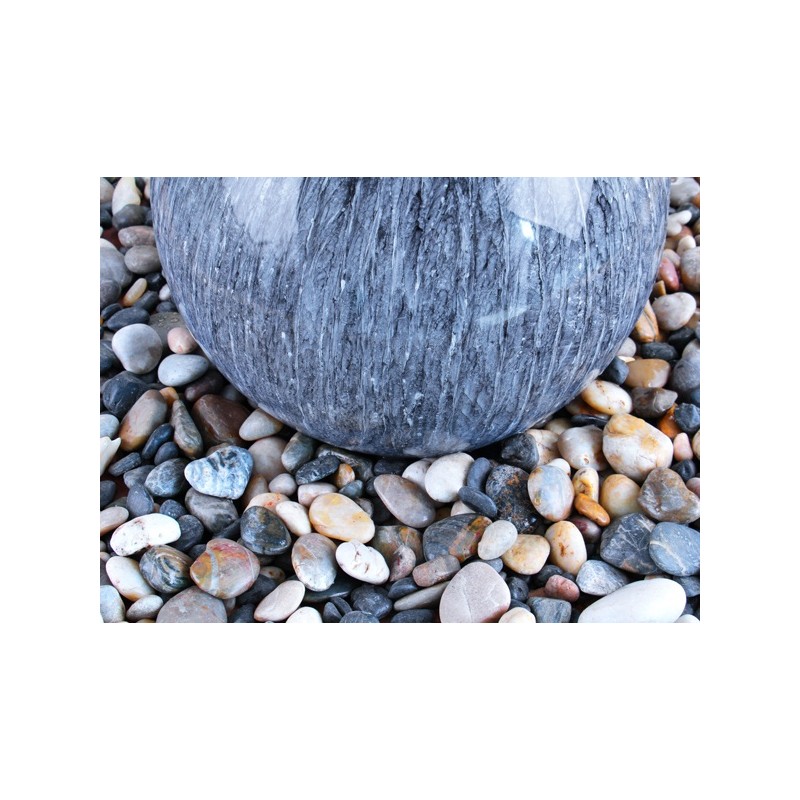 Fontanna,kaskada Marmurowa Kula LED, średn.50 cm