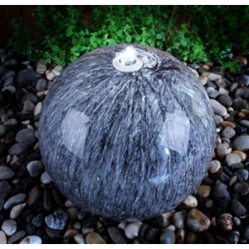 Fontanna,kaskada Marmurowa Kula LED, średn.50 cm