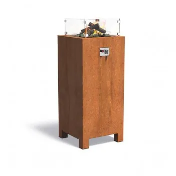 Heated table, Gas, Corten...