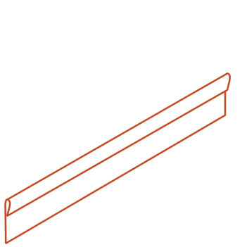 2300x3x150 Abgeflachte...