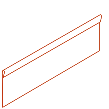 2300x3x290 Abgeflachte...