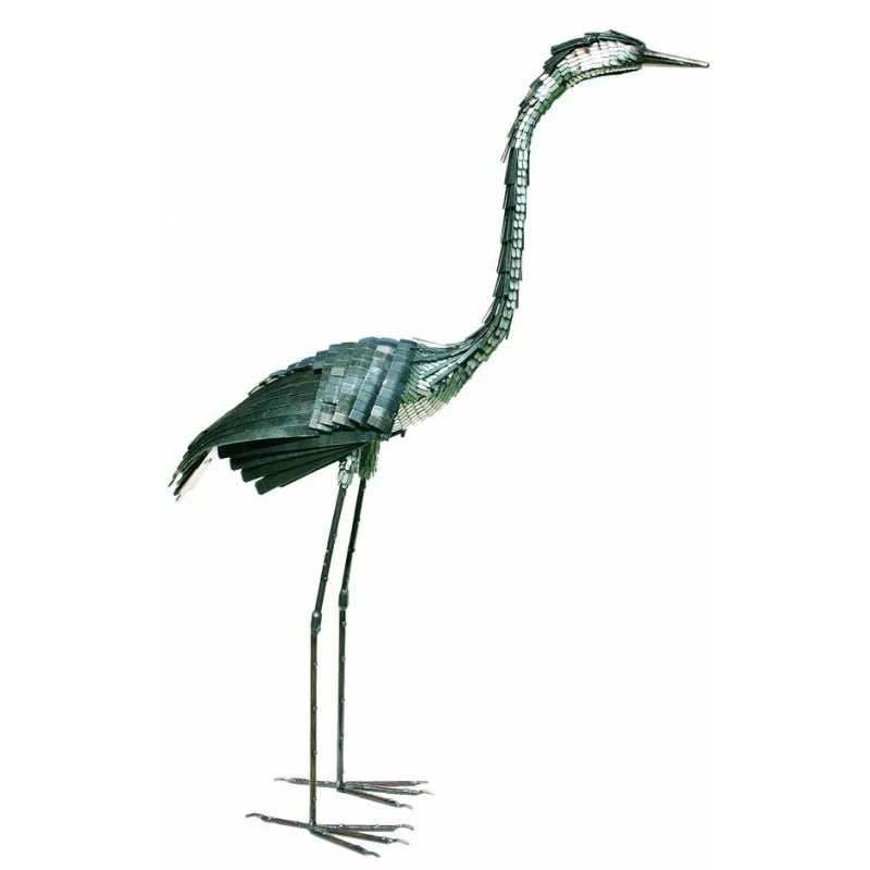 Dekoracja,rzeźba Czapla H 100 cm