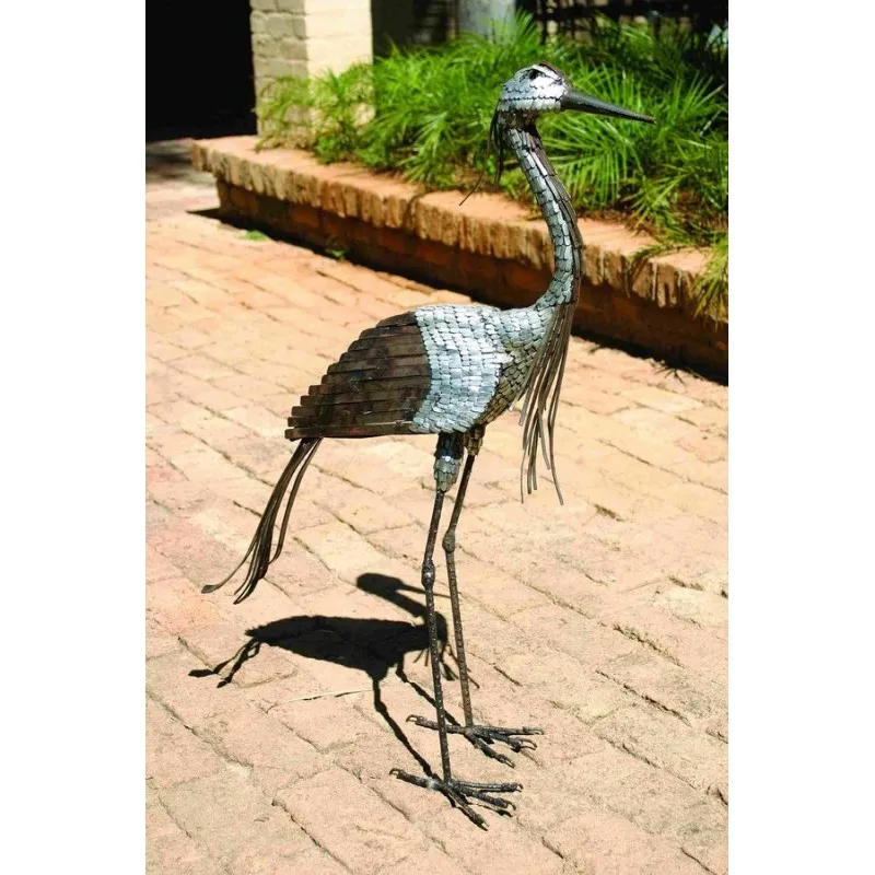 Dekoracja,rzeźba Żuraw Stepowy H 90 cm 