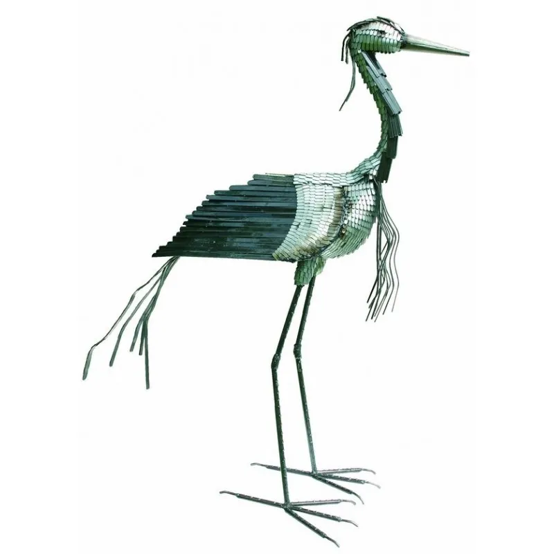 Dekoracja,rzeźba Żuraw Stepowy H 90 cm 