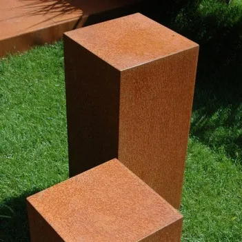 1000x400x400mm CK32 corten...