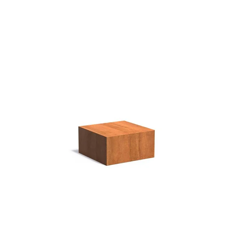 Socle en acier corten...