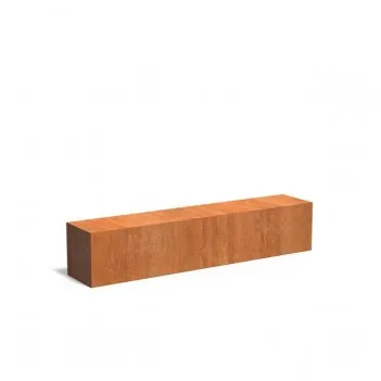 Socle en acier corten CK30...