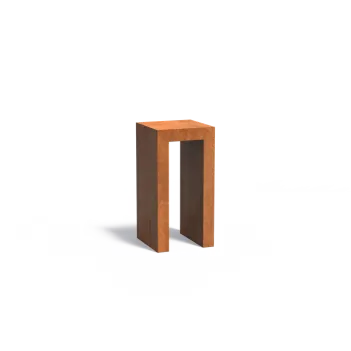 500x500x1000mm Corten steel...