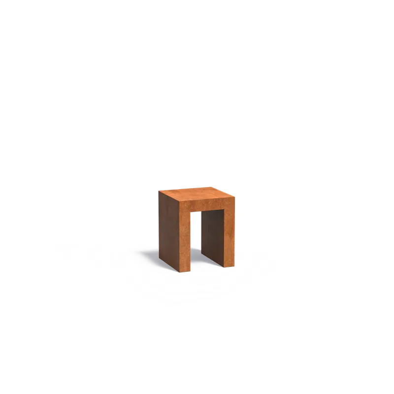 500x500x600mm Corten...