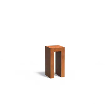 400x400x800mm Corten steel...