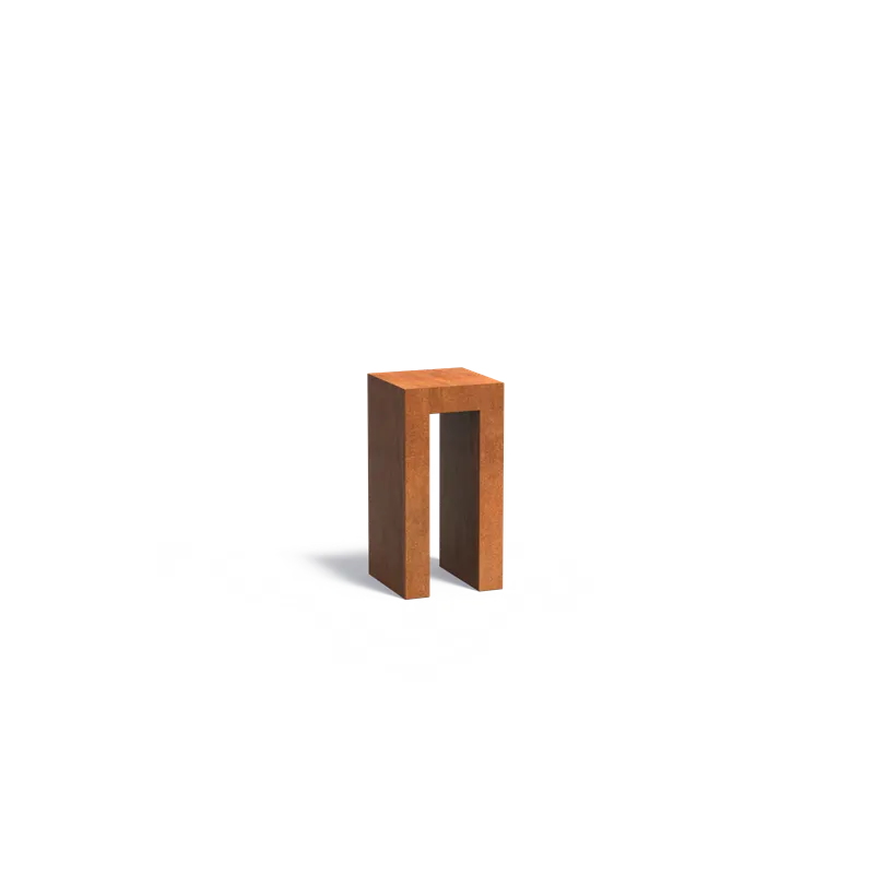 400x400x800mm Corten...